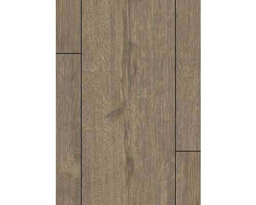 Detail laminátovej podlahy s dreveným vzhľadom