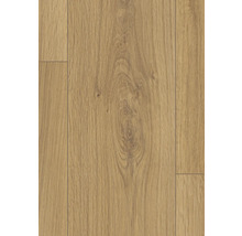 Detail laminátovej podlahy s dreveným vzhľadom