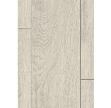 Detail laminátovej podlahy s dreveným vzhľadom