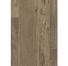 Detail laminátovej podlahy s dreveným vzhľadom