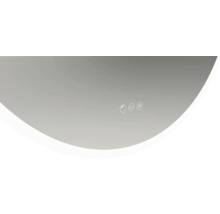 Kúpeľňové zrkadlo s dotykovým senzorom na ovládanie svetla a kúrenia