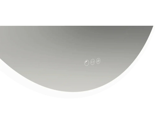 Kúpeľňové zrkadlo s dotykovým senzorom na ovládanie svetla a kúrenia