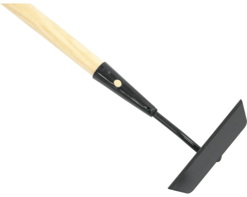 Záhradná motyka s drevenou rukoväťou