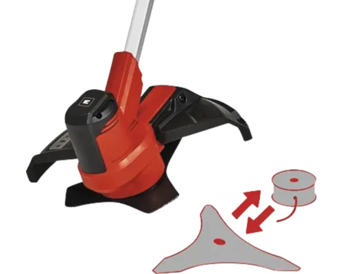 Krovinorez s cievkou a nožom