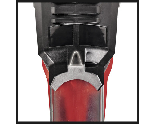 Detailný pohľad na nástroj s plastovým puzdrom a kovovou časťou