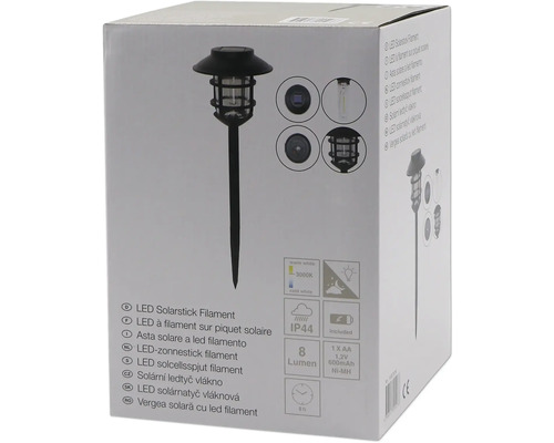 Balenie solárnej LED tyče vlákno