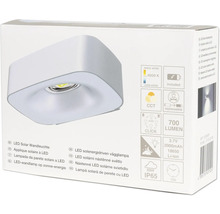 Balenie LED solárneho nástenného svietidla s technickými detailmi