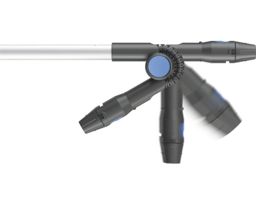 Nastaviteľné predĺženie vysávača s teleskopickou tyčou