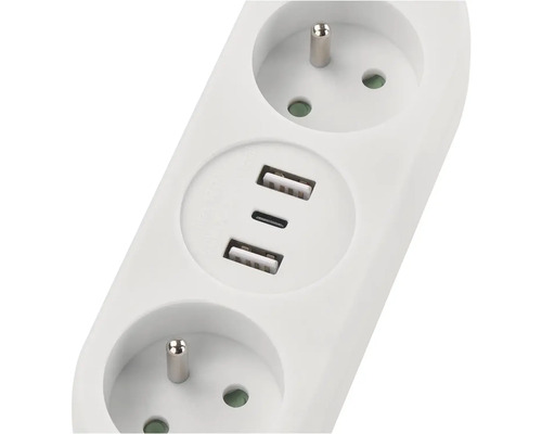 Predlžovací kábel s USB portami