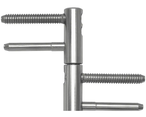 Kovový dverový záves so skrutkami