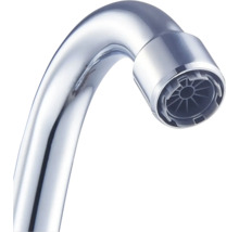 Kovová vodovodná batéria, chrómovaná