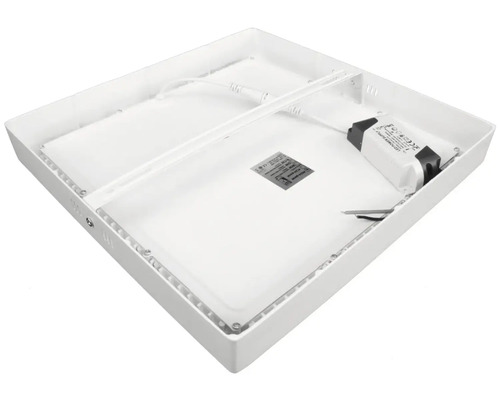 Štvorcové LED stropné svietidlo zozadu