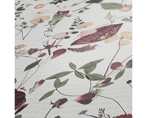 Detail tapety s kvetinovým vzorom