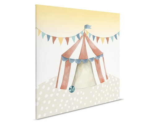 Maľovaný cirkusový stan na plátne