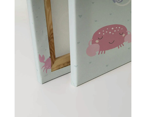 Plátno s motívom kraba do detskej izby