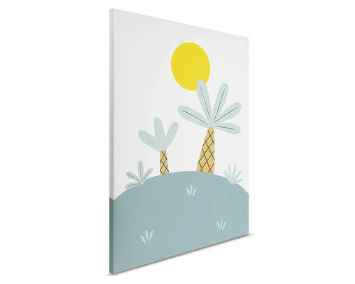 Plátno s motívom paliem na dekoráciu stien