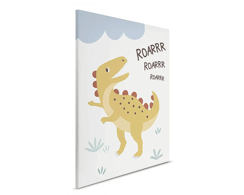 Plátno s motívom dinosaura a nápisom ROARRR