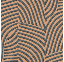 Detail tapety s geometrickým pruhovaným vzorom