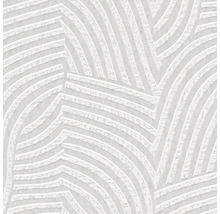 Detail bielej tapety s vyvýšeným abstraktným vzorom