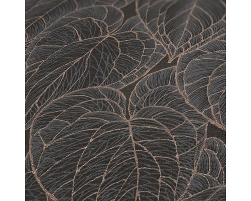 Detail tapety so vzorom listov