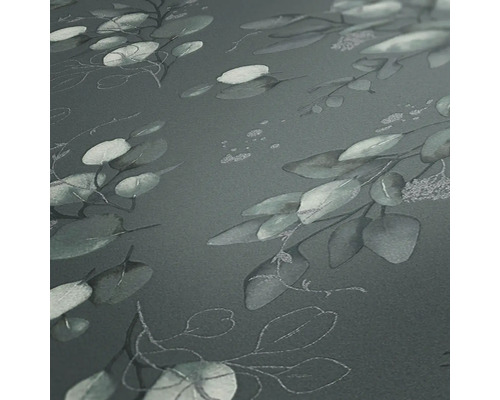 Detail tapety so vzorom eukalyptu