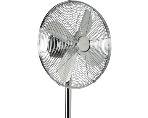 Kovový stojanový ventilátor s tromi lopatkami
