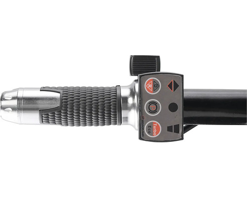 Rukoväte riadidiel elektrobicykla s ovládacími prvkami pre jazdné režimy a indikátory