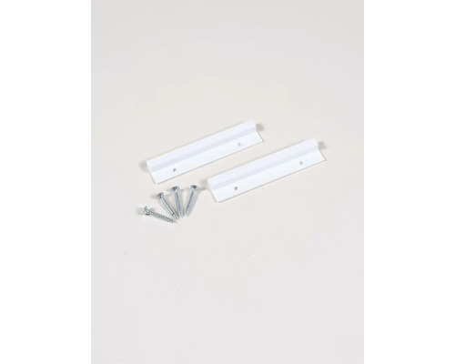 Dve lišty na obrazy so skrutkami