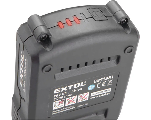 Extol batéria 20 V s 2000 mAh