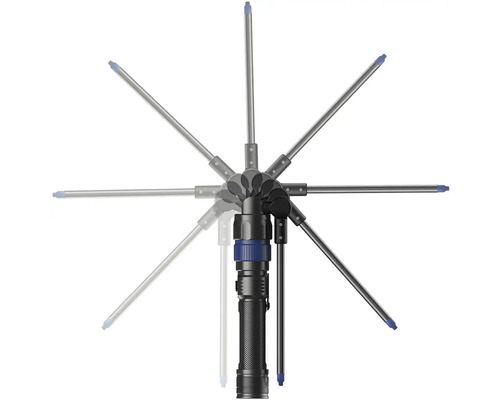 Svietidlo s výsuvnými ramenami pre flexibilné nastavenie svetla