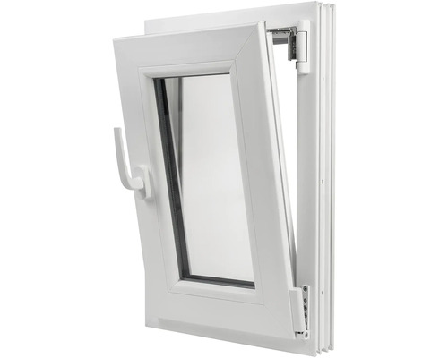 Sklopné biele plastové okno