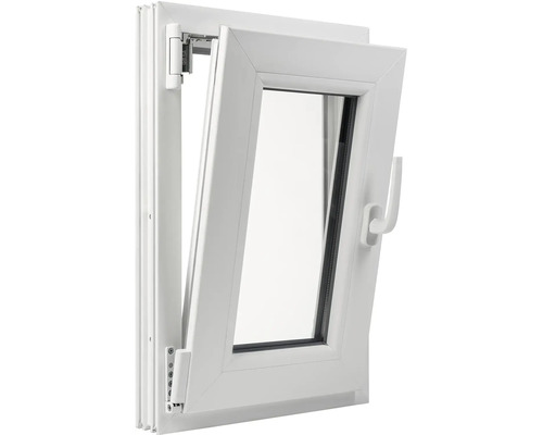 Vyklopené plastové okno s kľučkou