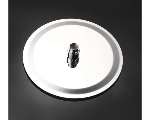 Okrúhla sprchová hlavica z kovu