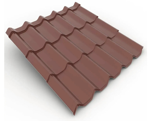 Hnedé strešné škridly na strešnú krytinu
