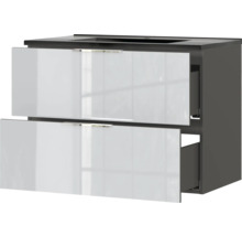 Skrinka pod umývadlo s dvomi zásuvkami do kúpeľne