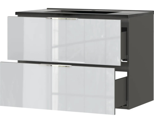 Skrinka pod umývadlo s dvomi zásuvkami do kúpeľne