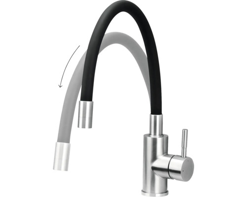 Kuchynská batéria s otočným výtokom