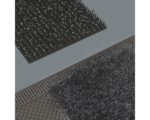 Detailný pohľad na suchý zips s háčikovou a slučkovou stranou