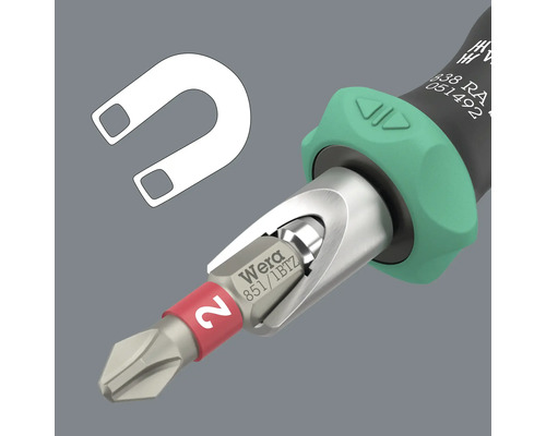 Skrutkovač Wera s bitom a magnetom