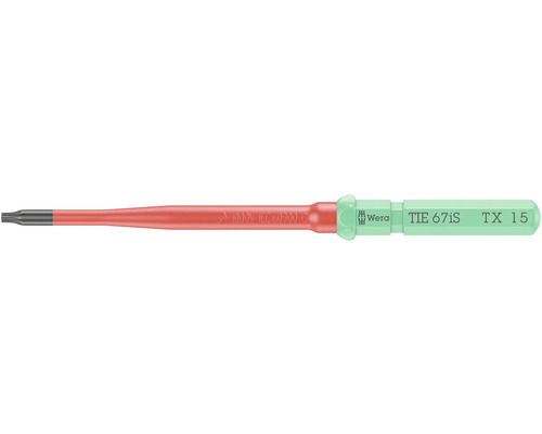 Skrutkovač Wera s profilom Torx TX 15