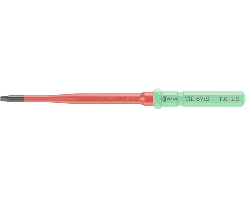 Skrutkovač Wera s profilom Torx TX 20
