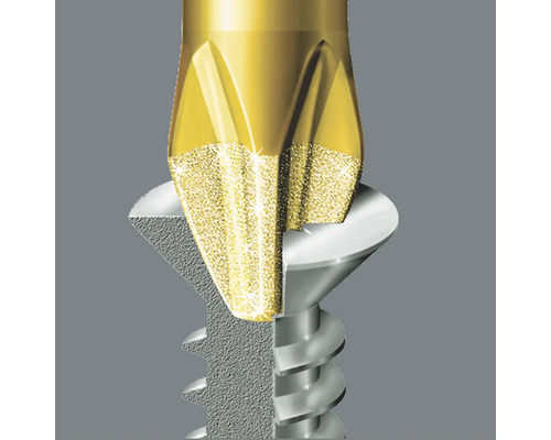 Krížový skrutkovač s prierezom skrutky