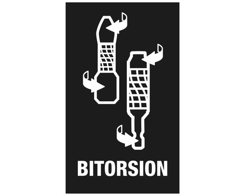 Symbol bitorsion pre skrutkovacie bity