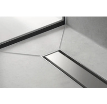 Sprchový žľab vr. roštu Hansgrohe RainDrain Match 700 mm plast nerezová oceľ 56037000