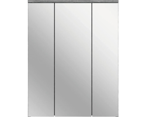 Zrkadlová skrinka s tromi dvierkami do kúpeľne
