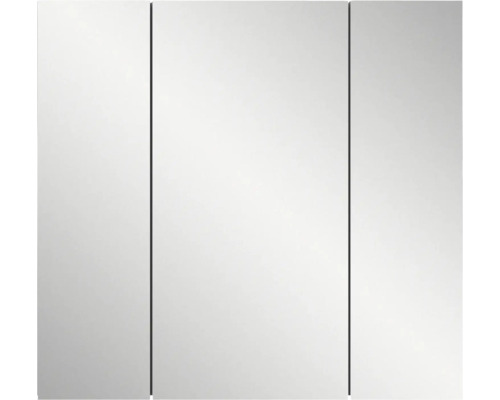 Zrkadlová skrinka s tromi dvierkami do kúpeľne