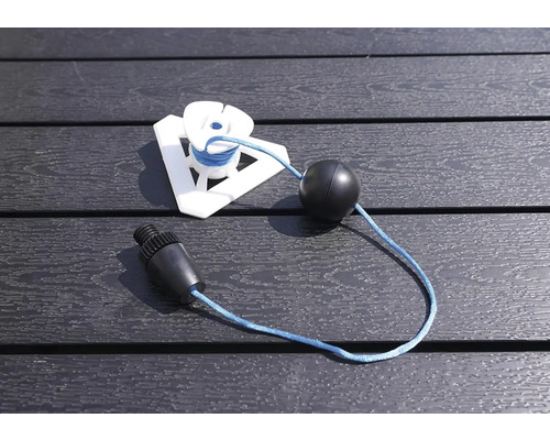 Murárska šnúra s napinákom, šnúrou a závažím