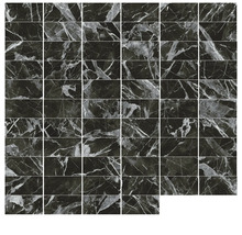 Dlažba Obklad imitácia mramoru LUCCA Nero mat 30x60 cm
