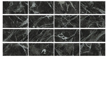 Dlažba Obklad imitácia mramoru LUCCA Nero mat 60x120 cm