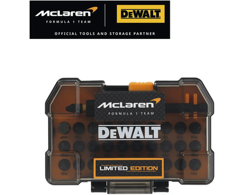 Sada bitov Dewalt Limited Edition s logom tímu McLaren Formula 1